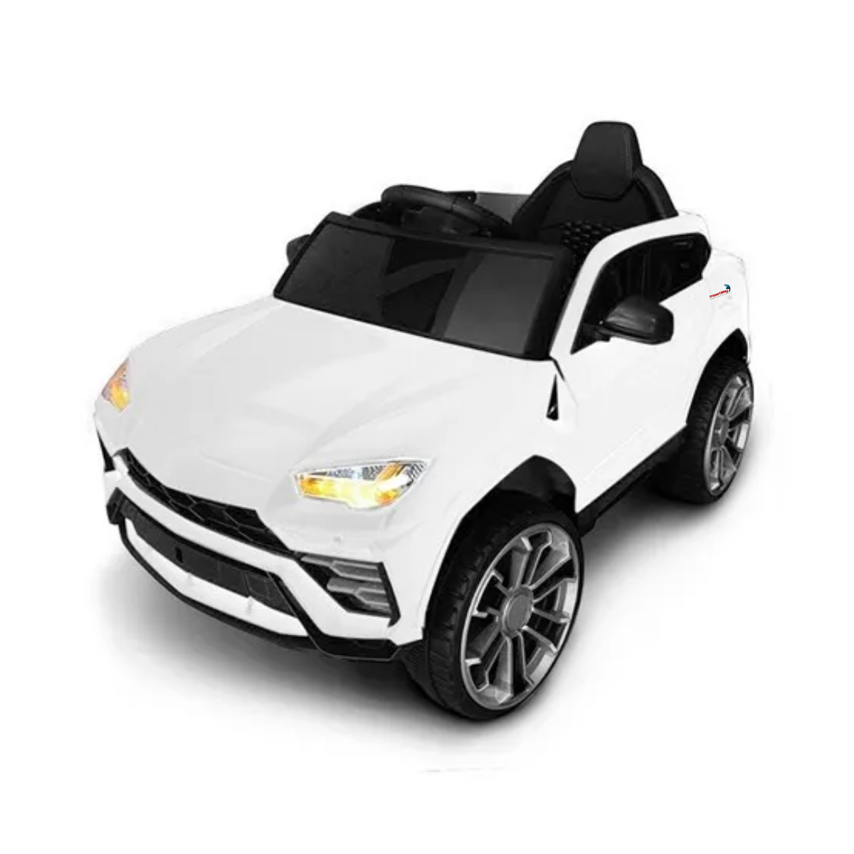 Mini Carro Elétrico Infantil com Controle Remoto - BW007BR - Importway -  Branco