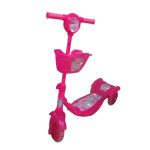 Patinete Infantil 3 Rodas Com Cesta Rosa BW010RS - 1