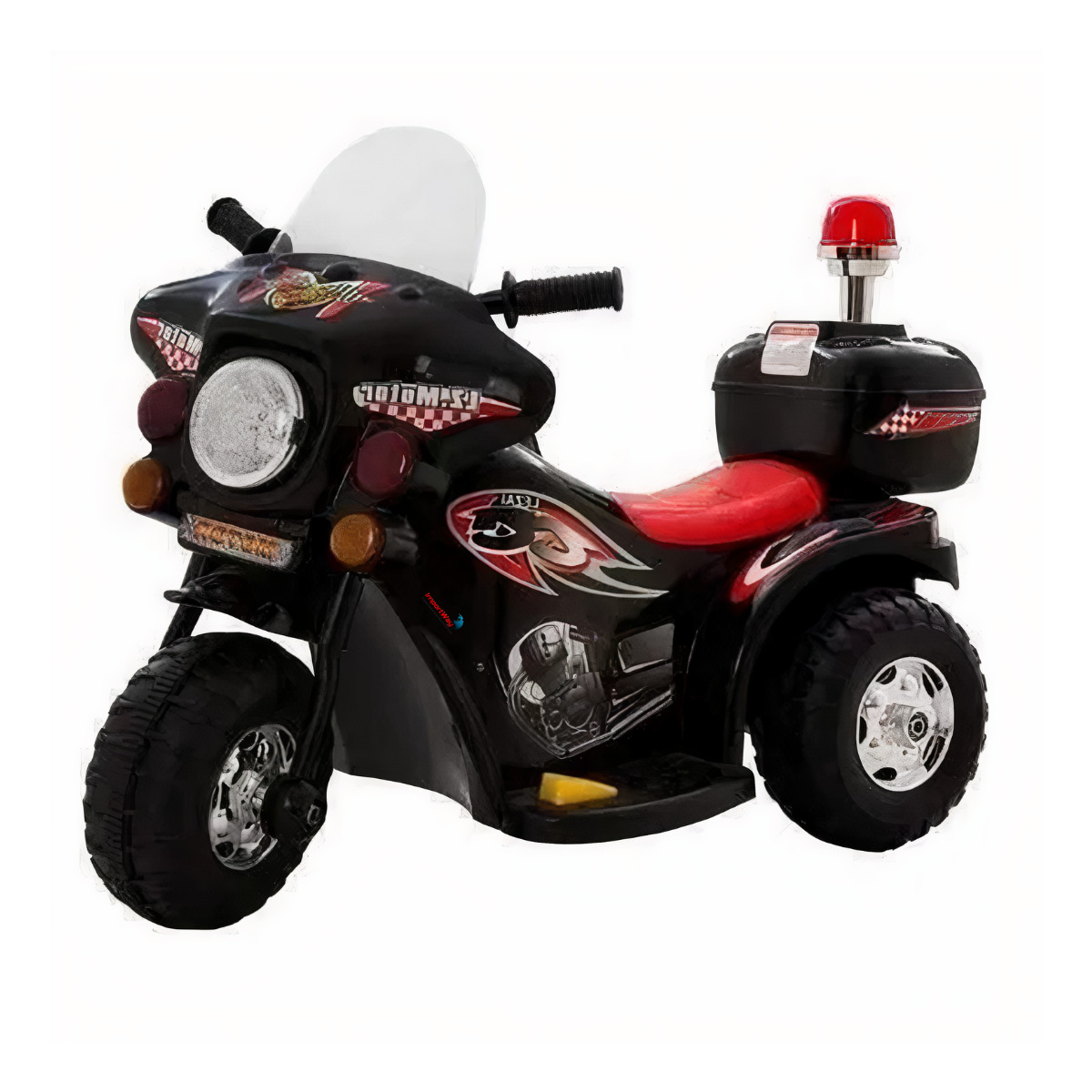 mini moto eletrica infantil triciclo policia melhor preço 6v