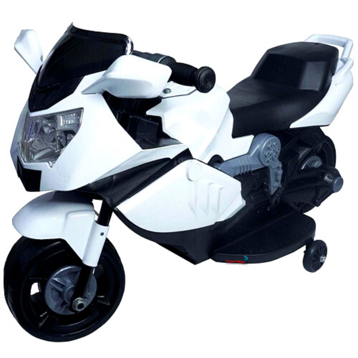 Mini Moto Elétrica Infantil Preto BW006PT