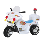 Mini Moto Elétrica Infantil Branco BW006BR - 1