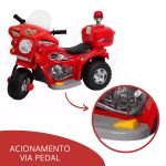 Mini Moto Elétrica Vermelha BW002VM - 10