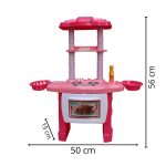 Kit Cozinha Completa Infantil Importway Rosa Com Acessórios - 2