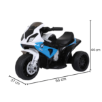 Mini Moto Elétrica Infantil 6V Bmw S1000RR Azul BW180AZ - 2