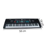 Teclado Musical 61 Teclas Com Microfone BW137 - 2