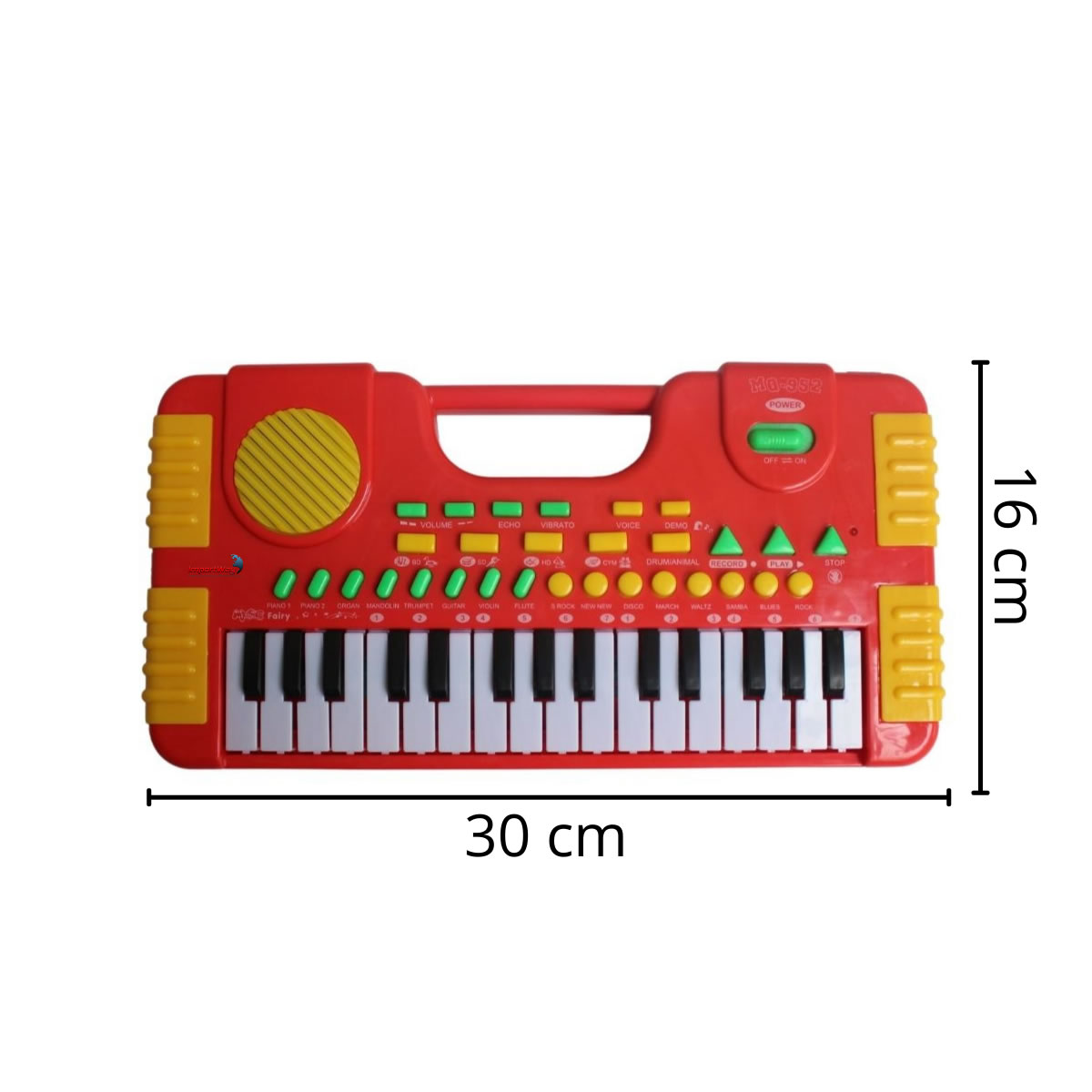 Piano Infantil 31 teclas My Music Center - Sacolão.com