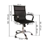 Cadeira Escritório Secretária Importway Telada Com Regulagem - 1