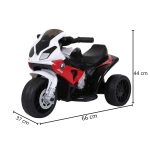 Mini Moto Elétrica Infantil 6v Bmw S1000RR Vermelho BW180VM - 2