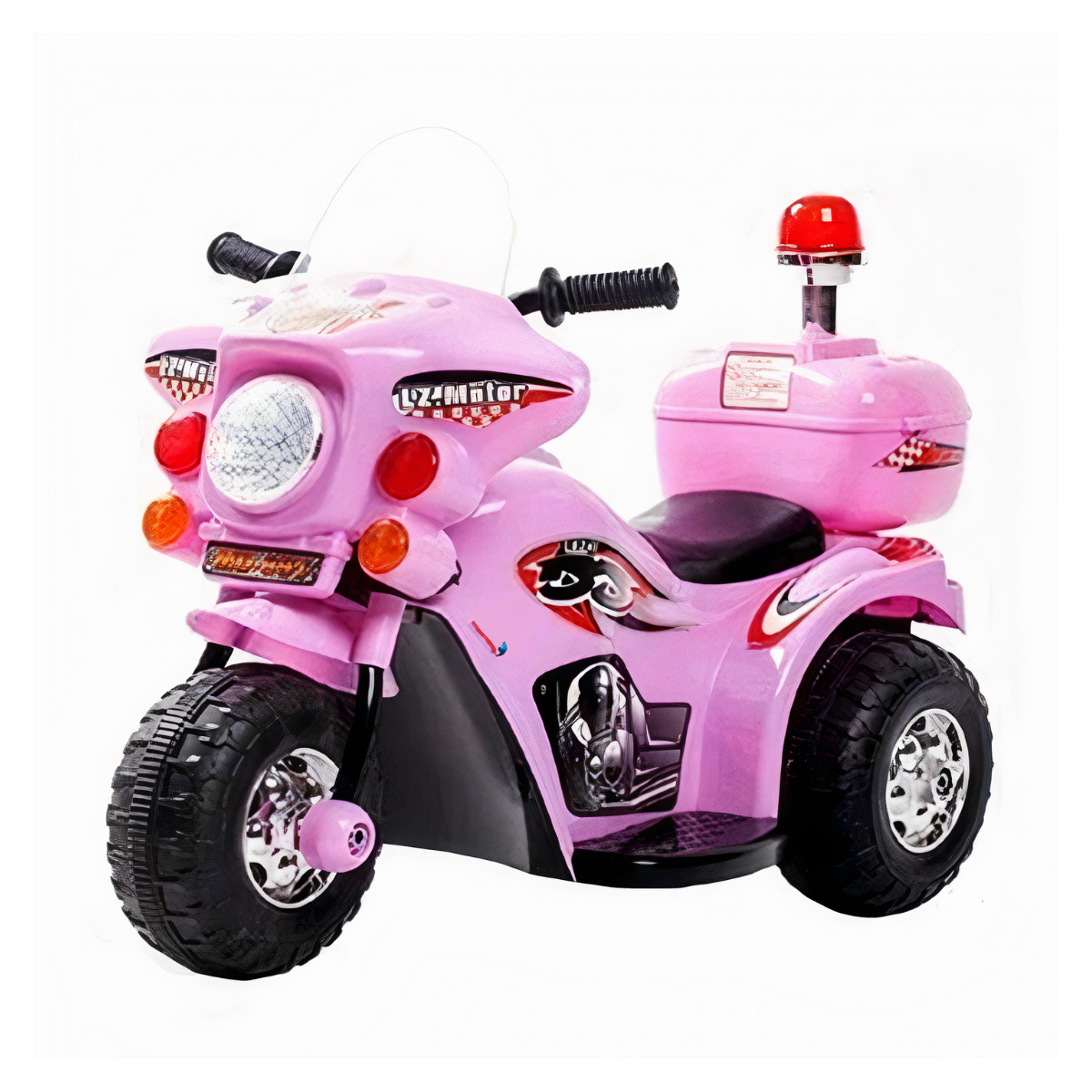 Mini Moto Elétrica Infantil Vermelha Triciclo Para Crianças - LCG