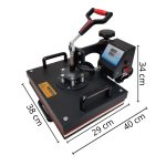 Prensa Sublimadora Térmica Sublimação 8 Em 1 IWPTS-81 - 2