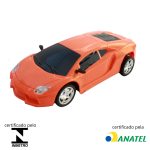 Carrinho De Controle Remoto 1:18 Importway C/ Luzes Laranja - 2