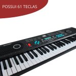 Teclado Musical 61 Teclas Com Microfone BW137 - 3