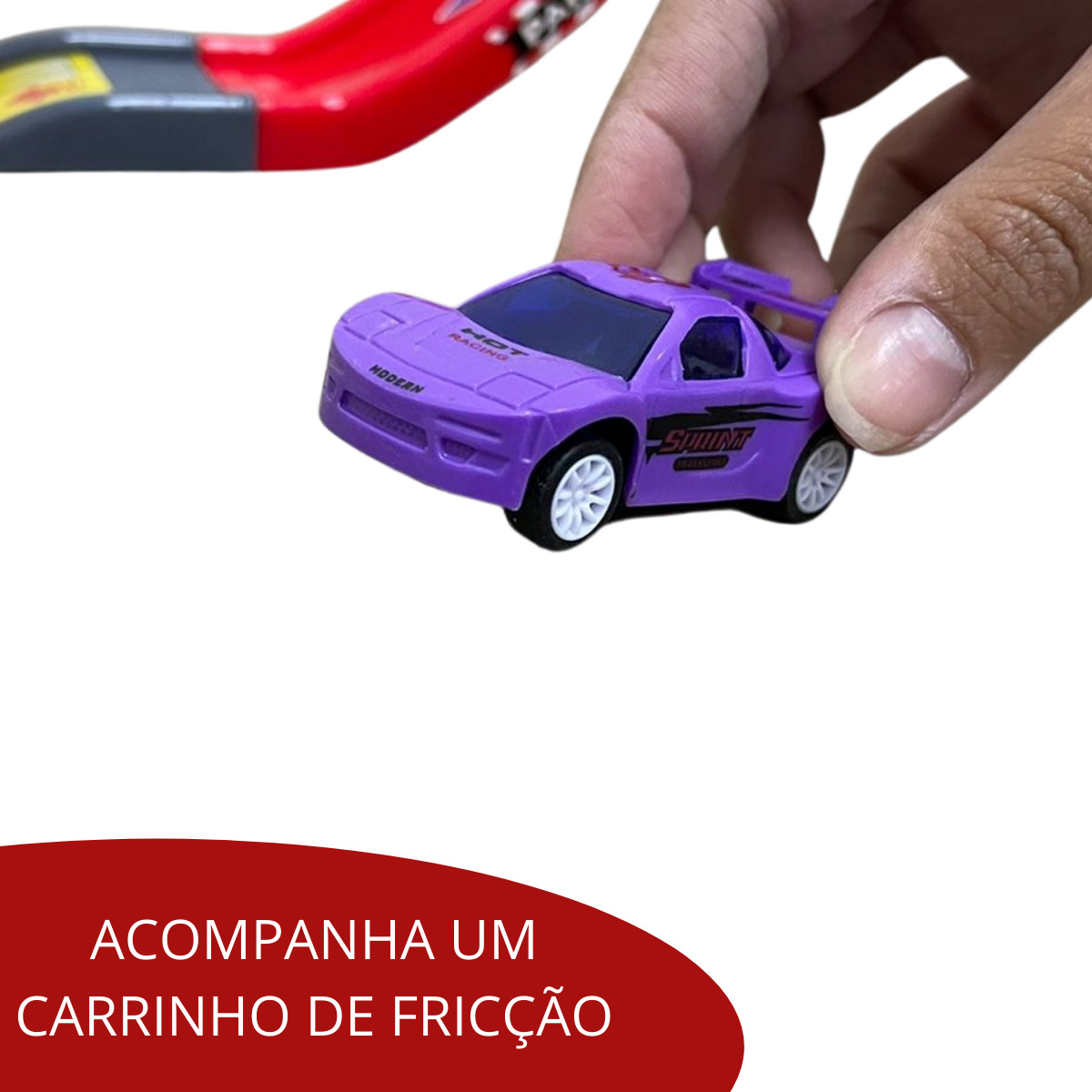 Pista Estacionamento no Centro da Cidade + Carrinho - Hot Wheels