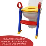 Troninho Infantil Com Escada Assento Redutor Vaso Sanitário BW071 - 4