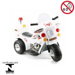 Mini Moto Elétrica Infantil Branca BW002BR - 3