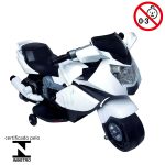 Mini Moto Elétrica Infantil Branca BW044BR - 8