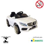 Mini Carro Elétrico Infantil 6v Com Controle Remoto Branco BW007BR - 10