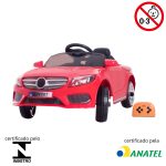 Mini Carro Elétrico Infantil 6v Com Controle Remoto Vermelho BW007VM - 10