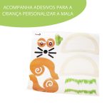Mala Infantil Carrinho Com Puxador Rodinhas Importway Azul - 2