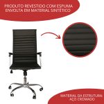 Cadeira Escritório Presidente Esteirinha Giratória - 2