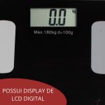 Balança Digital Bioimpedância Com Aplicativo Importway Preta - 2