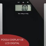 Balança Digital Bioimpedância Importway Alta Precisão Preta - 2