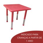 Mesa Infantil 60 x 60 Cm Vermelho BW087VM - 4