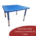 Mesa Infantil 88 x 88 Cm Azul BW088AZ - 4