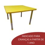 Mesa Infantil 88 x 88 Cm Amarela BW088AM - 4