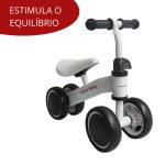 Triciclo Balance Equilíbrio Infantil Branco BW107BR - 4