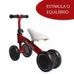 Triciclo Balance Equilíbrio Infantil Vermelho BW107VM - 4