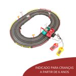 Pista Infantil Com 2 Carrinhos Importway Autorama 50 Peças - 4