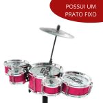 Mini Bateria Infantil Vermelha BW038VM - 4