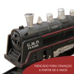Trem Locomotiva Infantil Com Luzes E Som BW148 - 5