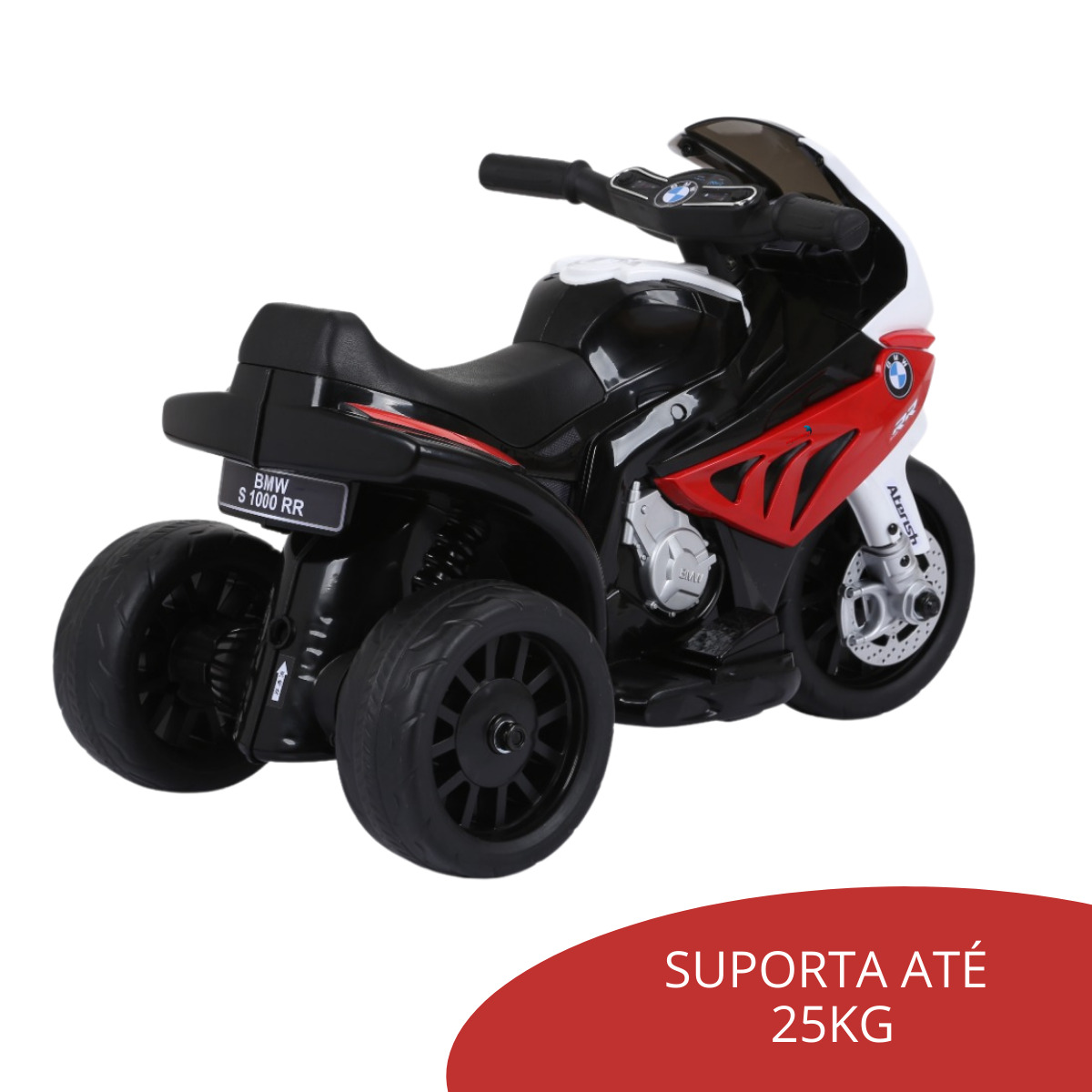 Mini Moto Elétrica Infantil 6v Bmw S1000RR Vermelho BW180VM