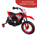 Mini Moto Cross Elétrica Vermelha BW083VM - 6