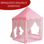 Barraca Divertida Infantil Com Luzes De Led Rosa Importway - 3