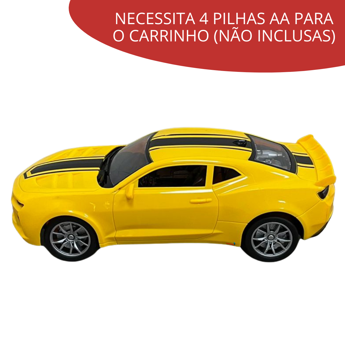 Carrinho Controle Remoto 1:16 Vermelho, Importway,Tamanho único