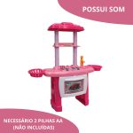 Kit Cozinha Completa Infantil Importway Rosa Com Acessórios - 5