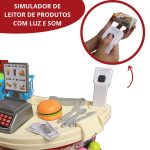 Mini Mercadinho Infantil Importway Com 30 Peças E Carrinho - 5