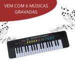 Teclado Musical 37 Teclas Com Microfone BW136 - 5