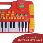 Teclado Piano Musical Infantil 31 Teclas BW104 - 5