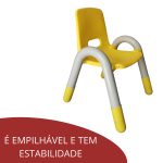 Cadeira Infantil Amarela BW086AM - 5