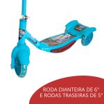 Patinete Infantil 3 Rodas Com Cesta Azul BW010AZ - 5