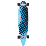 Skate Longboard Infantil 42 Shape Madeira Azul Importway - 5