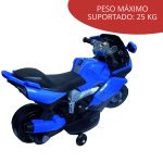 Mini Moto Elétrica Infantil Azul BW044AZ - 5