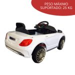 Mini Carro Elétrico Infantil 6v Com Controle Remoto Branco BW007BR - 4