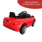 Mini Carro Elétrico Infantil 6v Com Controle Remoto Vermelho BW007VM - 4