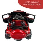 Mini Carro Elétrico Infantil Com Controle Remoto Vermelho BW028VM - 5