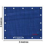 Lona Plástica de Polietileno 3X3m IWLP33 - 4